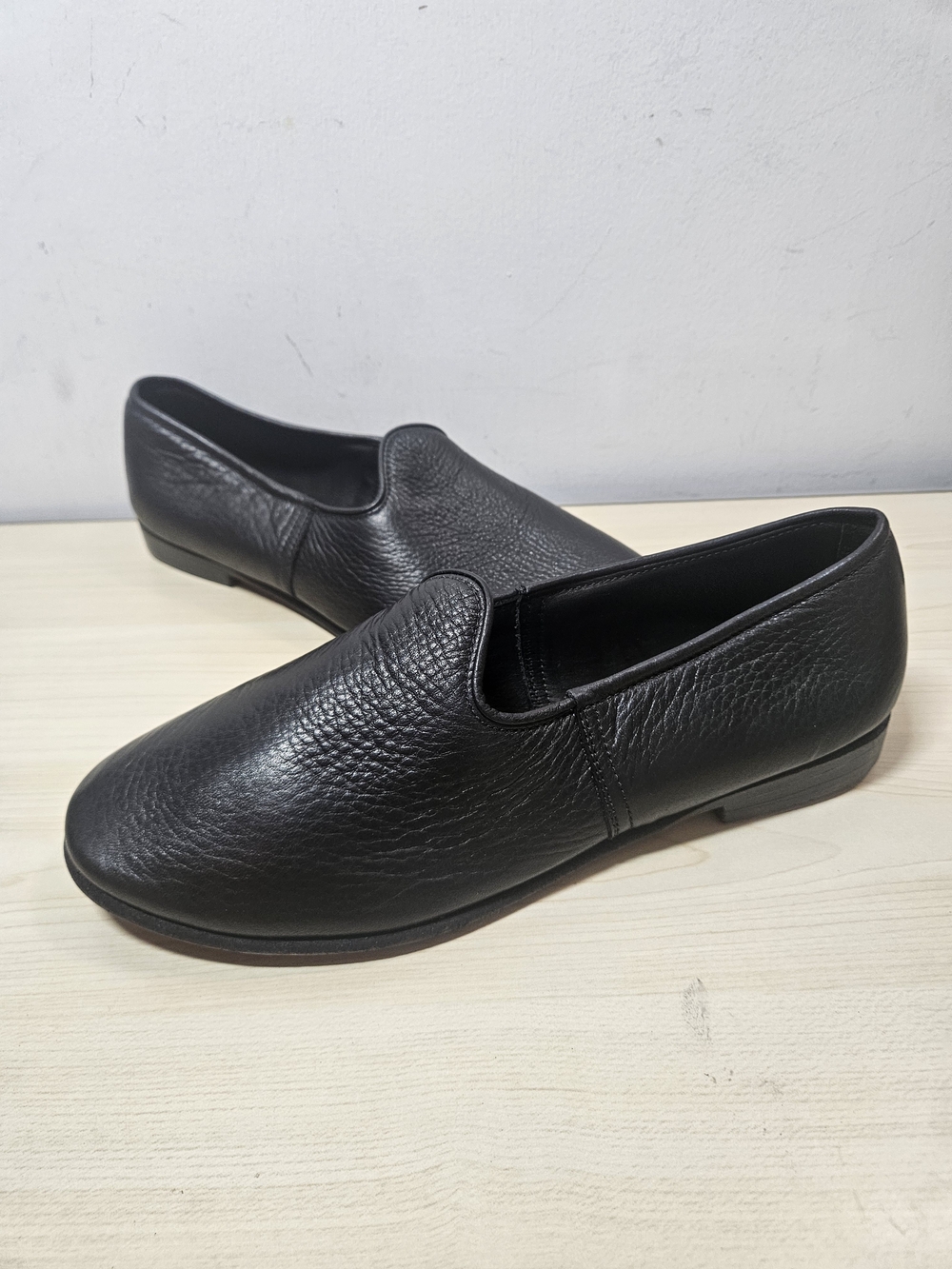 SABAH The Bolo Black Leather Loafer Women's Size 40 US 10